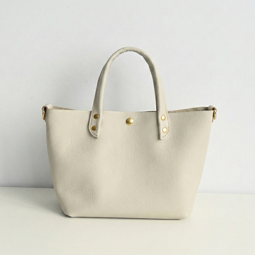 姫路レザー シュリンクレザー ミニトートバッグ