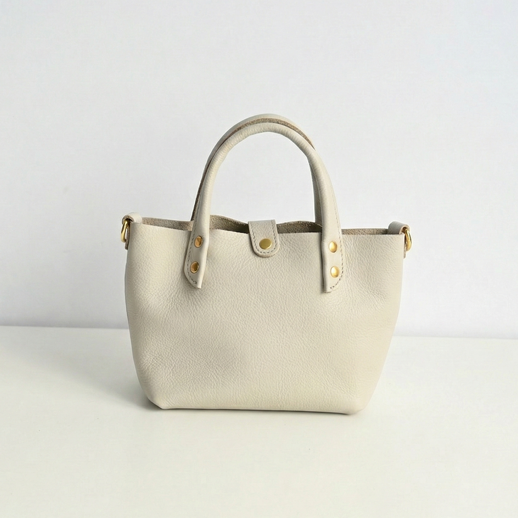 姫路レザー シュリンクレザー ミニトートバッグ