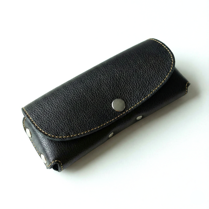 姫路レザー シュリンクレザー メガネケース