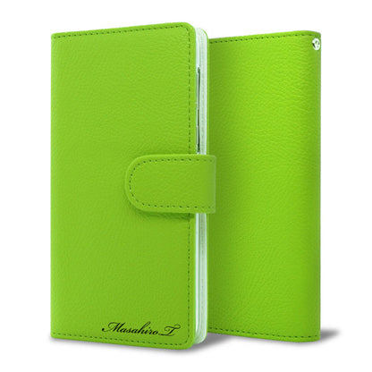 BASIO active2 SHG12 au 【名入れ】レザーハイクラス 手帳型ケース 耐衝撃