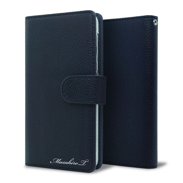 BASIO active2 SHG12 au 【名入れ】レザーハイクラス 手帳型ケース 耐衝撃