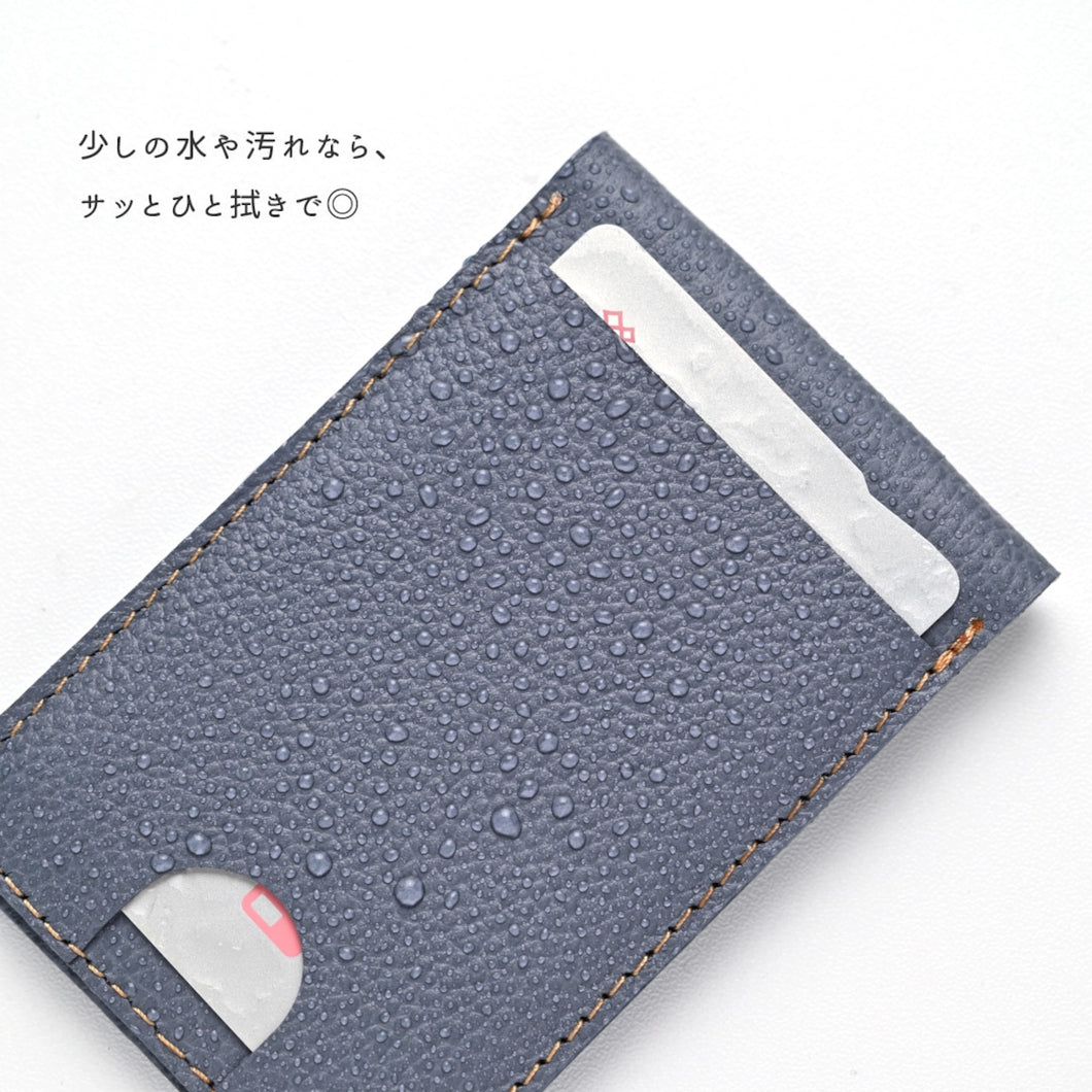 MagSafe対応 スタンド型ウォレット 【 シュリンクレザー 】 スマホスタンド スマートウォレット ミニ財布 本革
