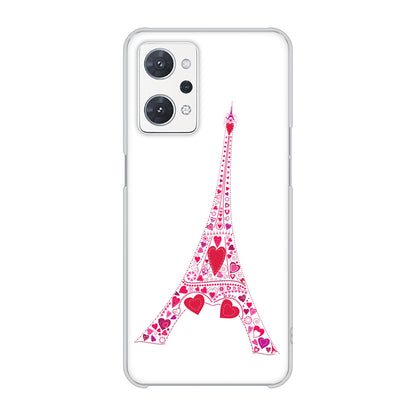 OPPO reno9 A A301OP Y!mobile 高画質仕上げ 背面印刷 ハードケースLOVE フランス