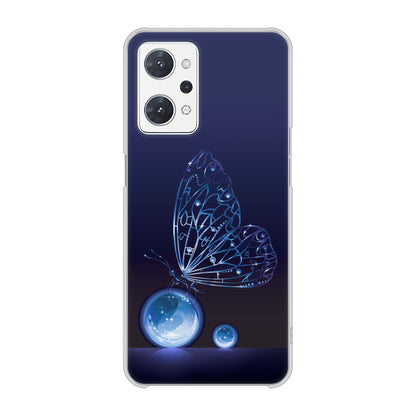 OPPO reno9 A A301OP Y!mobile 高画質仕上げ 背面印刷 ハードケースバタフライ