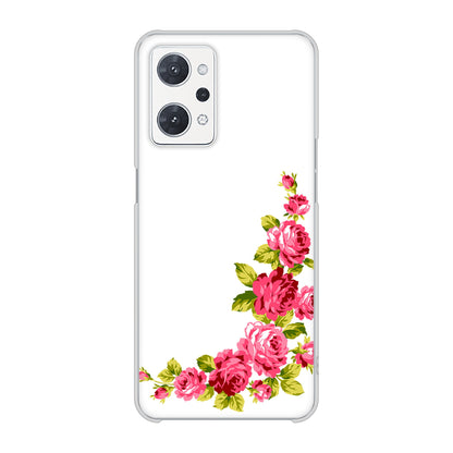 OPPO reno9 A A301OP Y!mobile 高画質仕上げ 背面印刷 ハードケースロマンチックなバラ