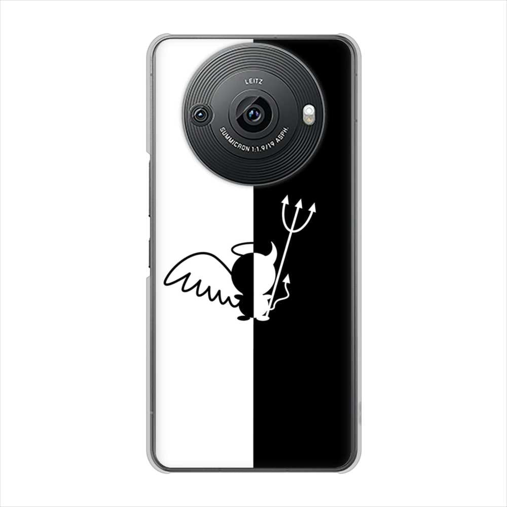 AQUOS R8 pro A301SH SoftBank 高画質仕上げ 背面印刷 ハードケース 【027 ハーフデビット】