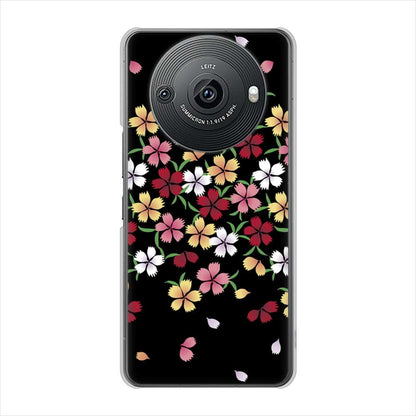 AQUOS R8 pro A301SH SoftBank 高画質仕上げ 背面印刷 ハードケース和花柄