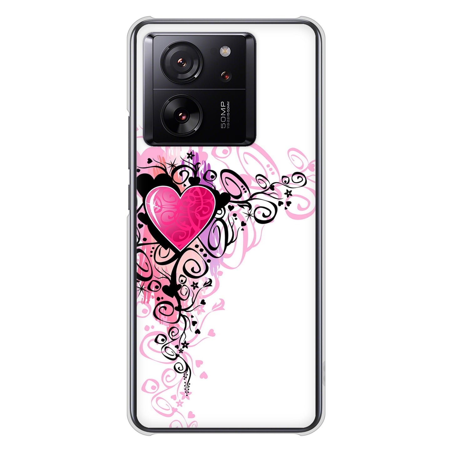 Xiaomi 13T Pro A301XM SoftBank 高画質仕上げ 背面印刷 ハードケースきらめきハート