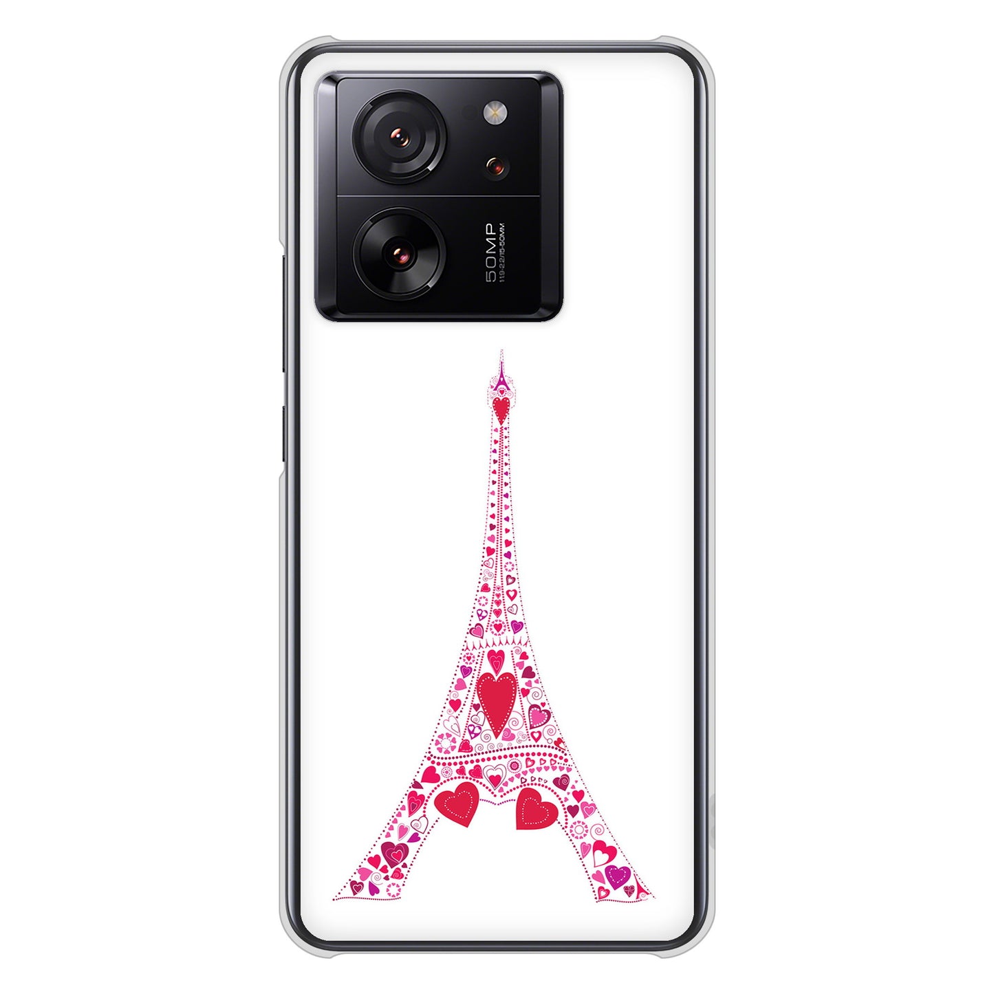 Xiaomi 13T Pro A301XM SoftBank 高画質仕上げ 背面印刷 ハードケースLOVE フランス