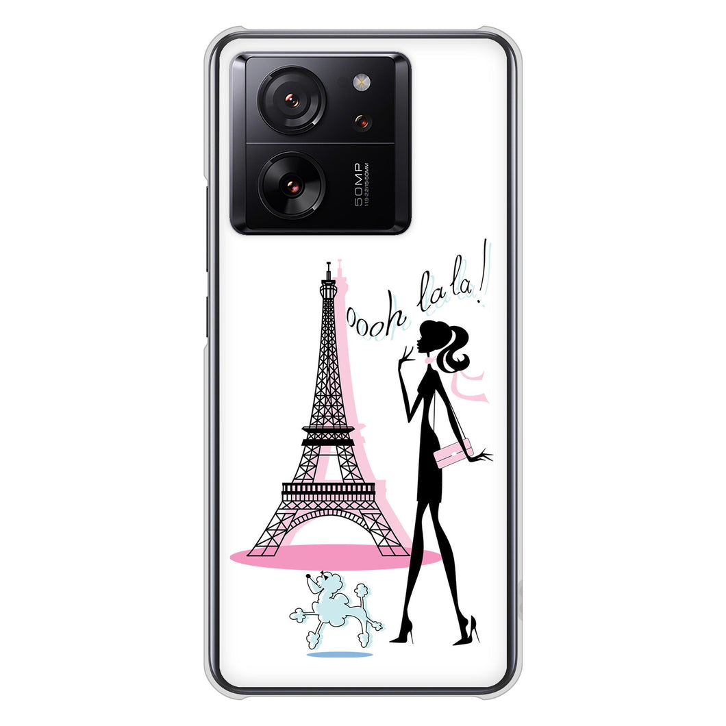 Xiaomi 13T Pro A301XM SoftBank 高画質仕上げ 背面印刷 ハードケースLOVE フランス