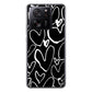 Xiaomi 13T Pro A301XM SoftBank 高画質仕上げ 背面印刷 ハードケース 【1124 ハート BK＆WH】
