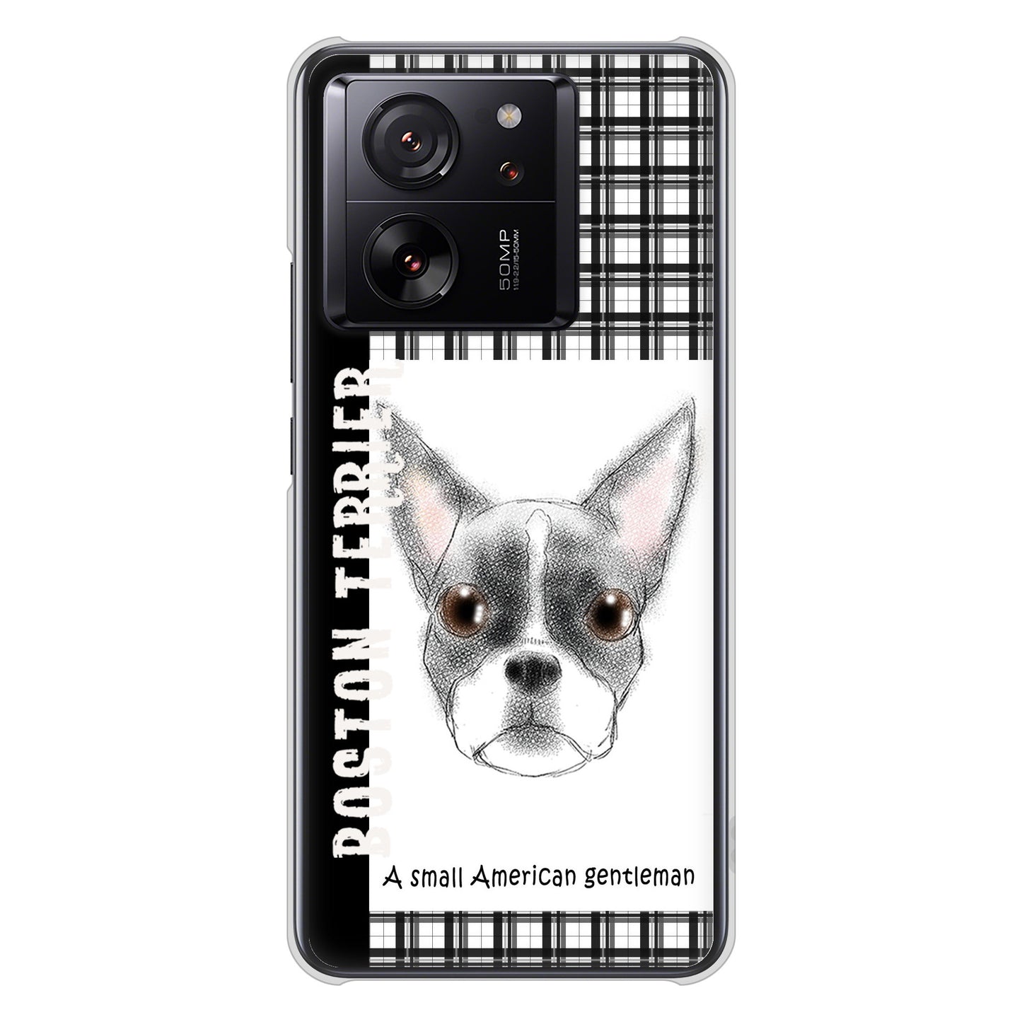 Xiaomi 13T Pro A301XM SoftBank 高画質仕上げ 背面印刷 ハードケースボストンテリア