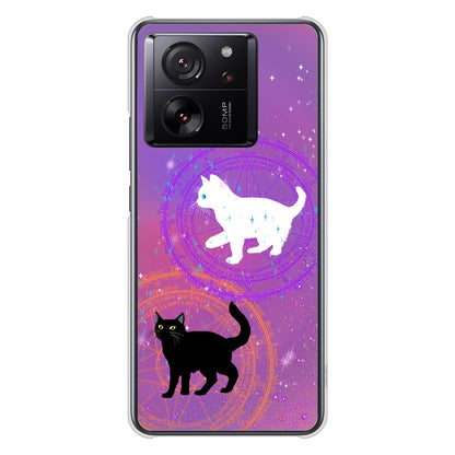 Xiaomi 13T Pro A301XM SoftBank 高画質仕上げ 背面印刷 ハードケース魔法陣猫