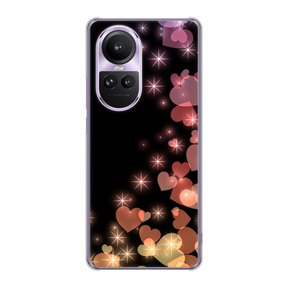 OPPO Reno10 Pro 5G A302OP SoftBank 高画質仕上げ 背面印刷 ハードケースきらめきハート