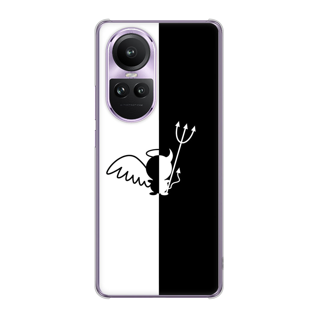OPPO Reno10 Pro 5G A302OP SoftBank 高画質仕上げ 背面印刷 ハードケース 【027 ハーフデビット】