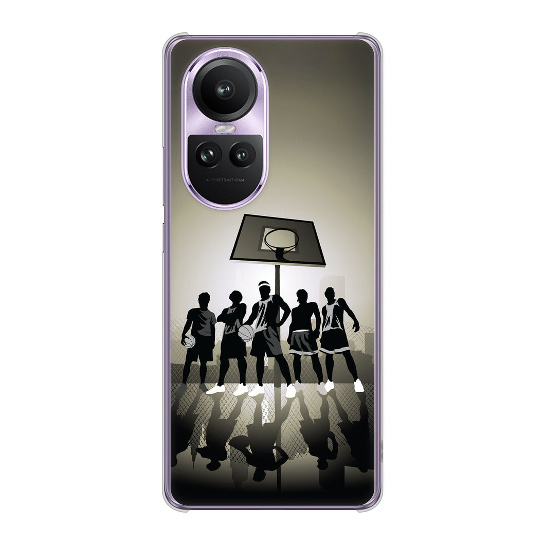 OPPO Reno10 Pro 5G A302OP SoftBank 高画質仕上げ 背面印刷 ハードケース 【389 クールバスケ】