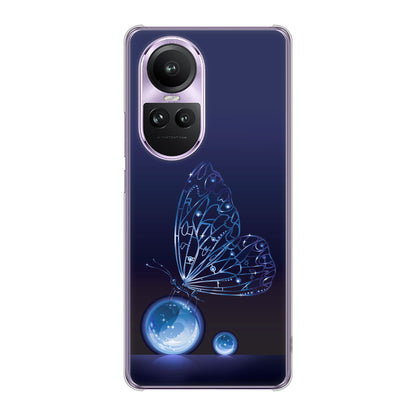 OPPO Reno10 Pro 5G A302OP SoftBank 高画質仕上げ 背面印刷 ハードケースバタフライ