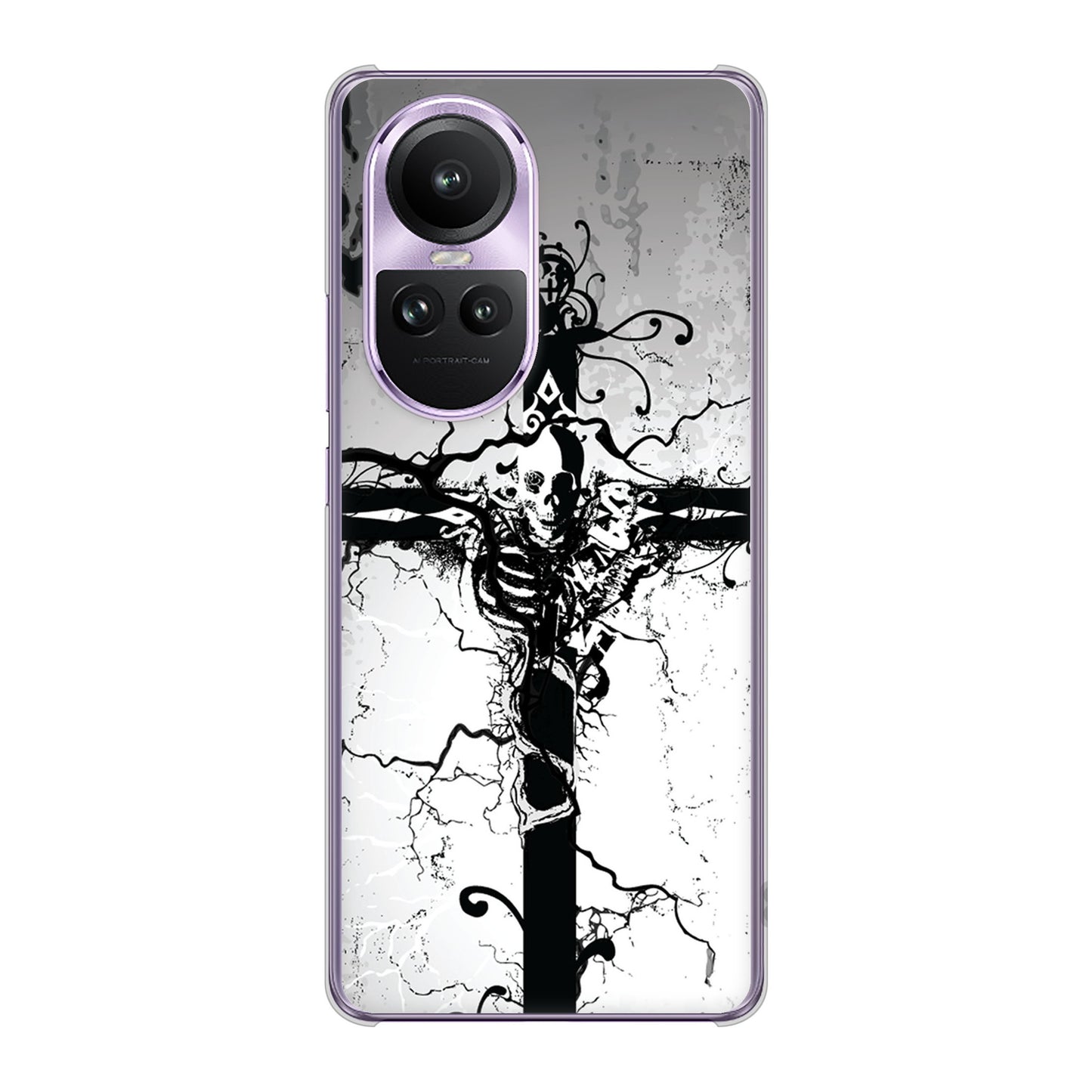 OPPO Reno10 Pro 5G A302OP SoftBank 高画質仕上げ 背面印刷 ハードケース 【432 張付の骸】