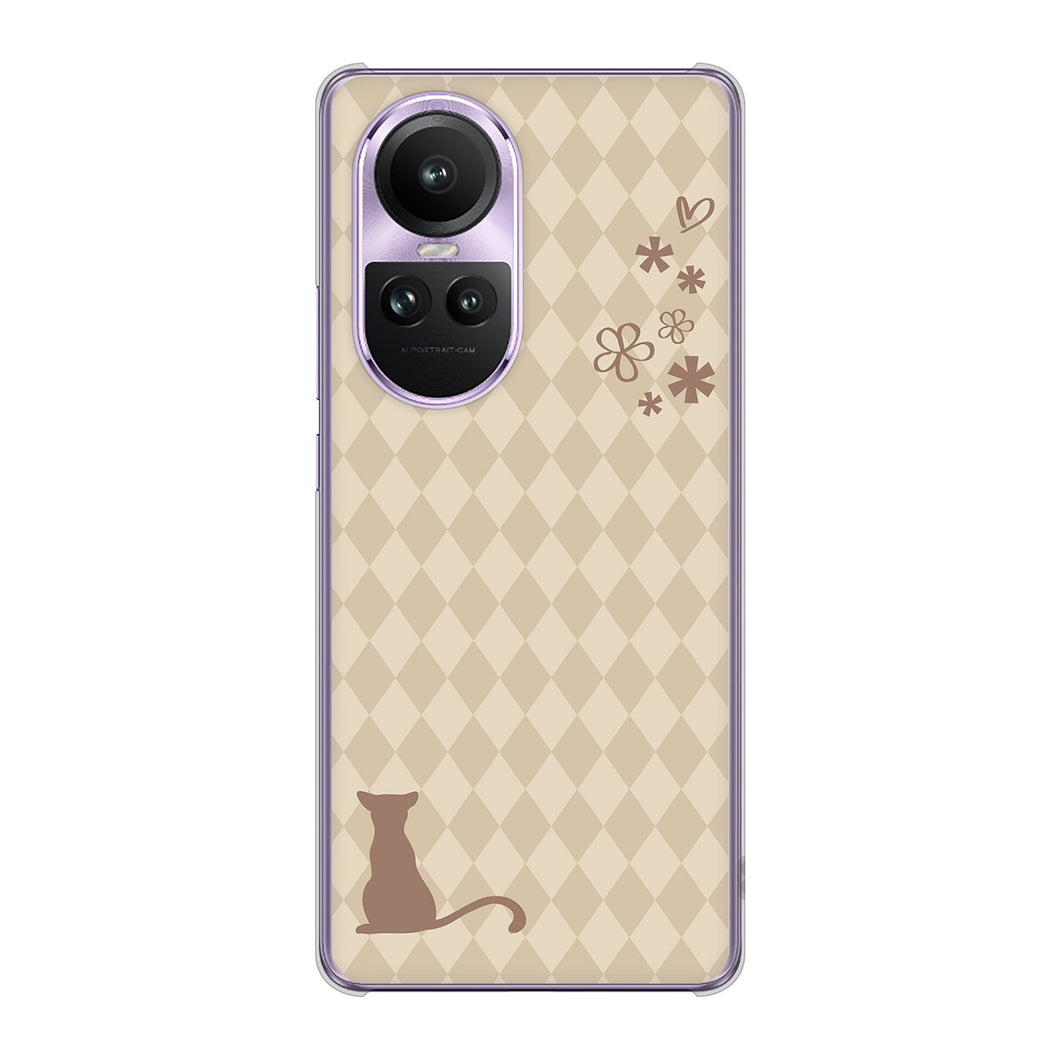 OPPO Reno10 Pro 5G A302OP SoftBank 高画質仕上げ 背面印刷 ハードケース 【516 ワラビー】