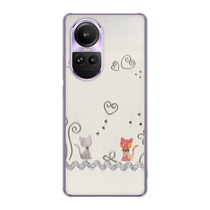 OPPO Reno10 Pro 5G A302OP SoftBank 高画質仕上げ 背面印刷 ハードケースクラフト写真ネコ