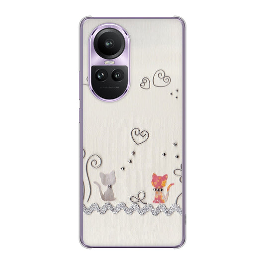 OPPO Reno10 Pro 5G A302OP SoftBank 高画質仕上げ 背面印刷 ハードケースクラフト写真ネコ