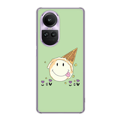 OPPO Reno10 Pro 5G A302OP SoftBank 高画質仕上げ 背面印刷 ハードケーススイーツイラスト