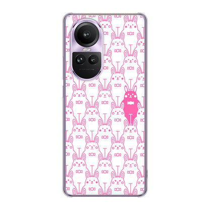 OPPO Reno10 Pro 5G A302OP SoftBank 高画質仕上げ 背面印刷 ハードケースパターンアニマル