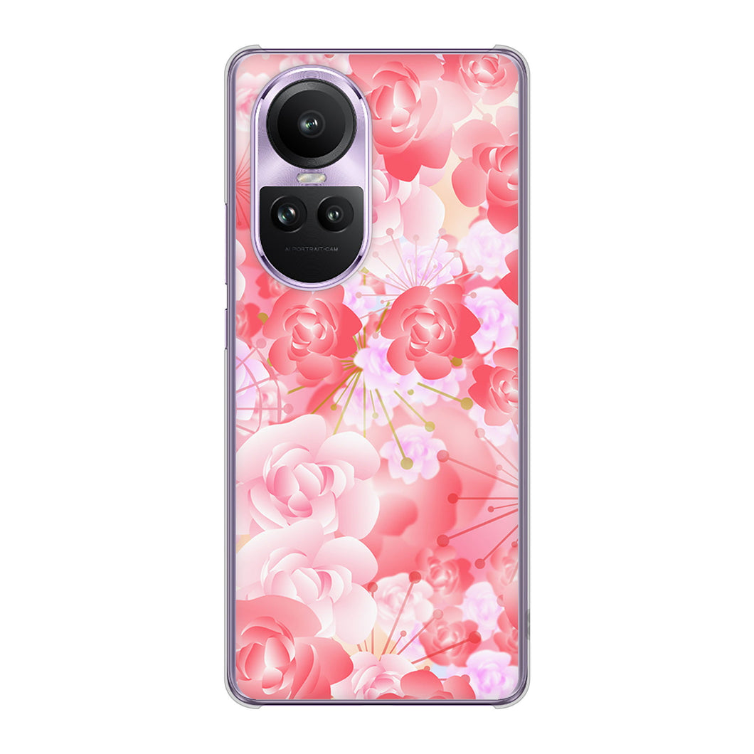 OPPO Reno10 Pro 5G A302OP SoftBank 高画質仕上げ 背面印刷 ハードケース 【VA817 はんなり色の華】