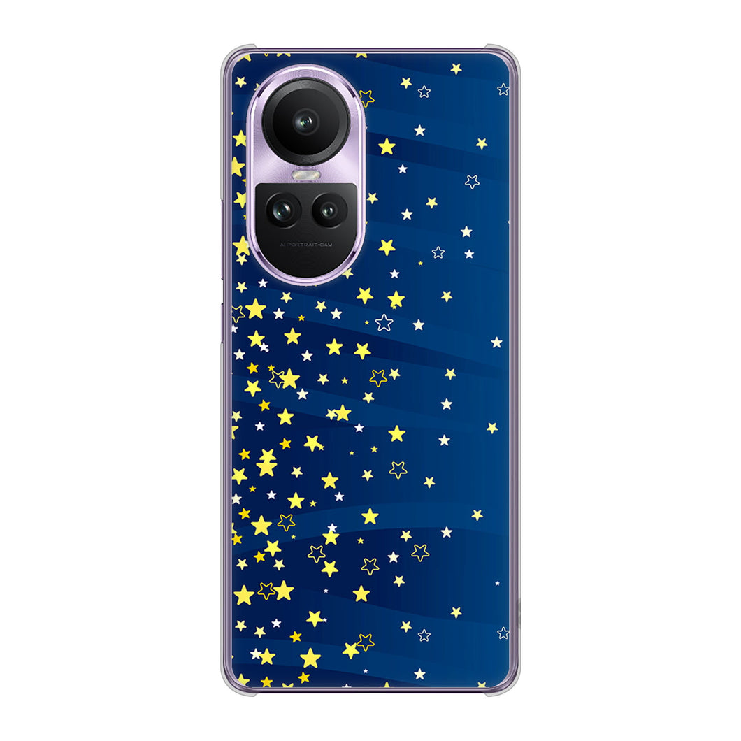 OPPO Reno10 Pro 5G A302OP SoftBank 高画質仕上げ 背面印刷 ハードケース 【VA842 満天の星空】