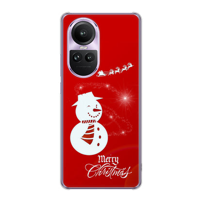 OPPO Reno10 Pro 5G A302OP SoftBank 高画質仕上げ 背面印刷 ハードケースクリスマス