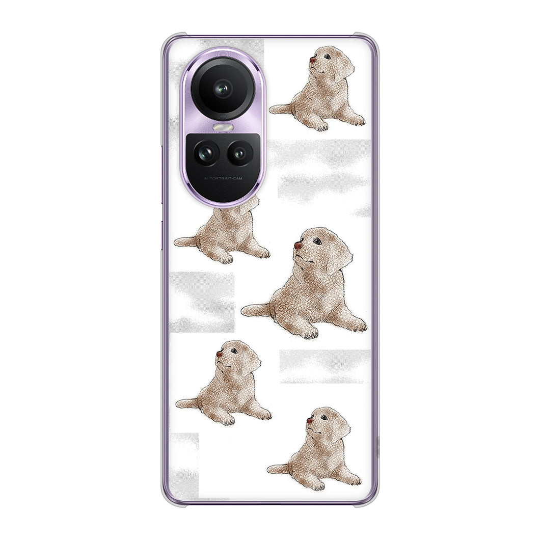 OPPO Reno10 Pro 5G A302OP SoftBank 高画質仕上げ 背面印刷 ハードケースラブラドールレトリバー