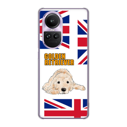 OPPO Reno10 Pro 5G A302OP SoftBank 高画質仕上げ 背面印刷 ハードケースゴールデンレトリバー