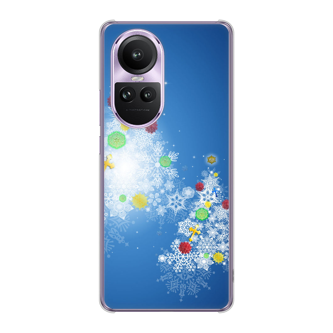 OPPO Reno10 Pro 5G A302OP SoftBank 高画質仕上げ 背面印刷 ハードケースクリスマス