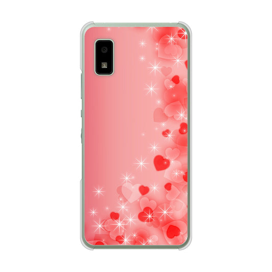 AQUOS wish3 A302SH Y!mobile 高画質仕上げ 背面印刷 ハードケース 【003 ハート色の夢】