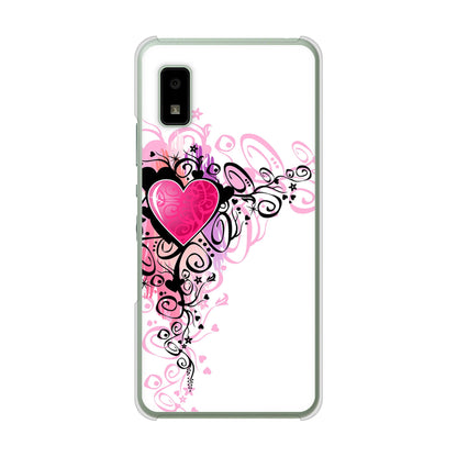 AQUOS wish3 A302SH Y!mobile 高画質仕上げ 背面印刷 ハードケースきらめきハート