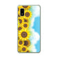 AQUOS wish3 A302SH Y!mobile 高画質仕上げ 背面印刷 ハードケース 【148 ひまわり畑】