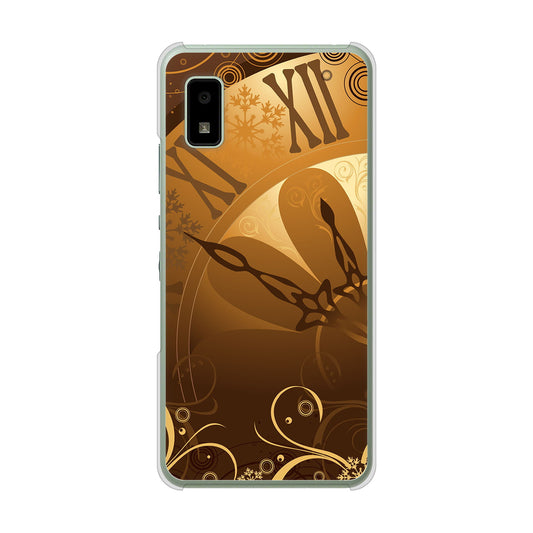 AQUOS wish3 A302SH Y!mobile 高画質仕上げ 背面印刷 ハードケース 【185 時を刻む針】