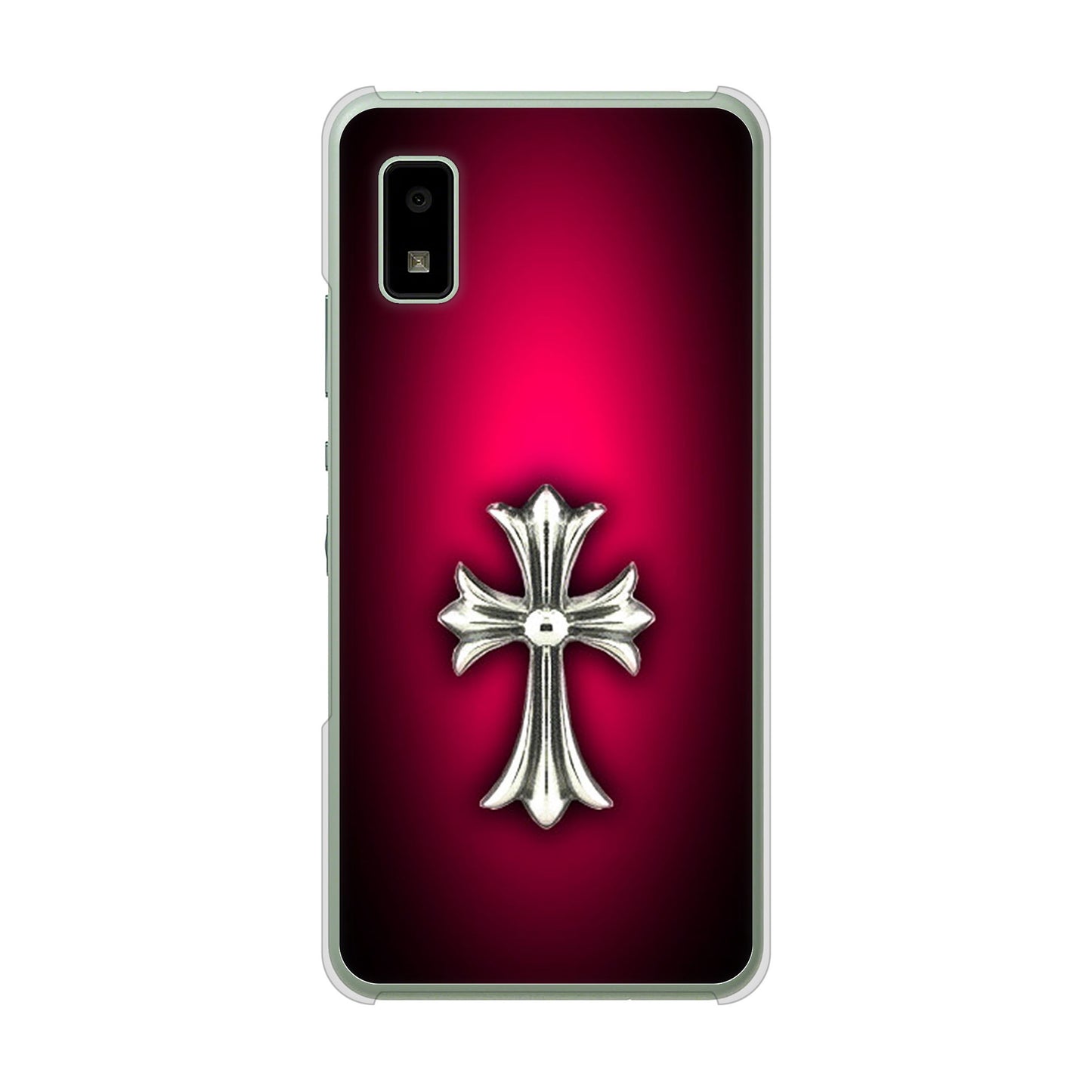 AQUOS wish3 A302SH Y!mobile 高画質仕上げ 背面印刷 ハードケースクロス