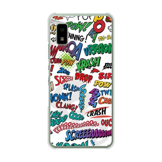 AQUOS wish3 A302SH Y!mobile 高画質仕上げ 背面印刷 ハードケース 【271 アメリカン キャッチコピー】