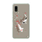 AQUOS wish3 A302SH Y!mobile 高画質仕上げ 背面印刷 ハードケース 【367 よりそう鯉】