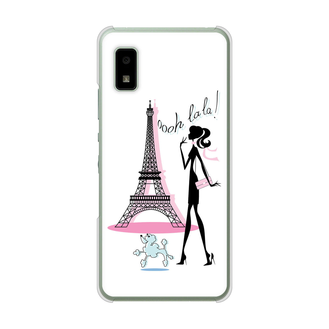 AQUOS wish3 A302SH Y!mobile 高画質仕上げ 背面印刷 ハードケースLOVE フランス