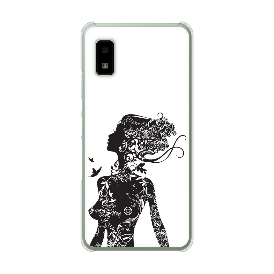 AQUOS wish3 A302SH Y!mobile 高画質仕上げ 背面印刷 ハードケース 【384 ボディアート】