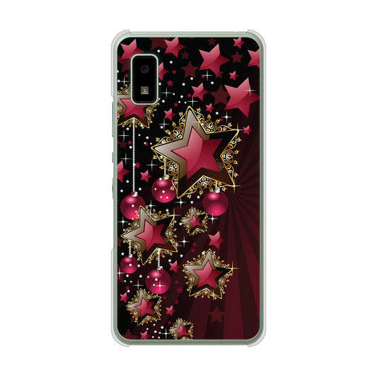 AQUOS wish3 A302SH Y!mobile 高画質仕上げ 背面印刷 ハードケース 【434 星の壁】