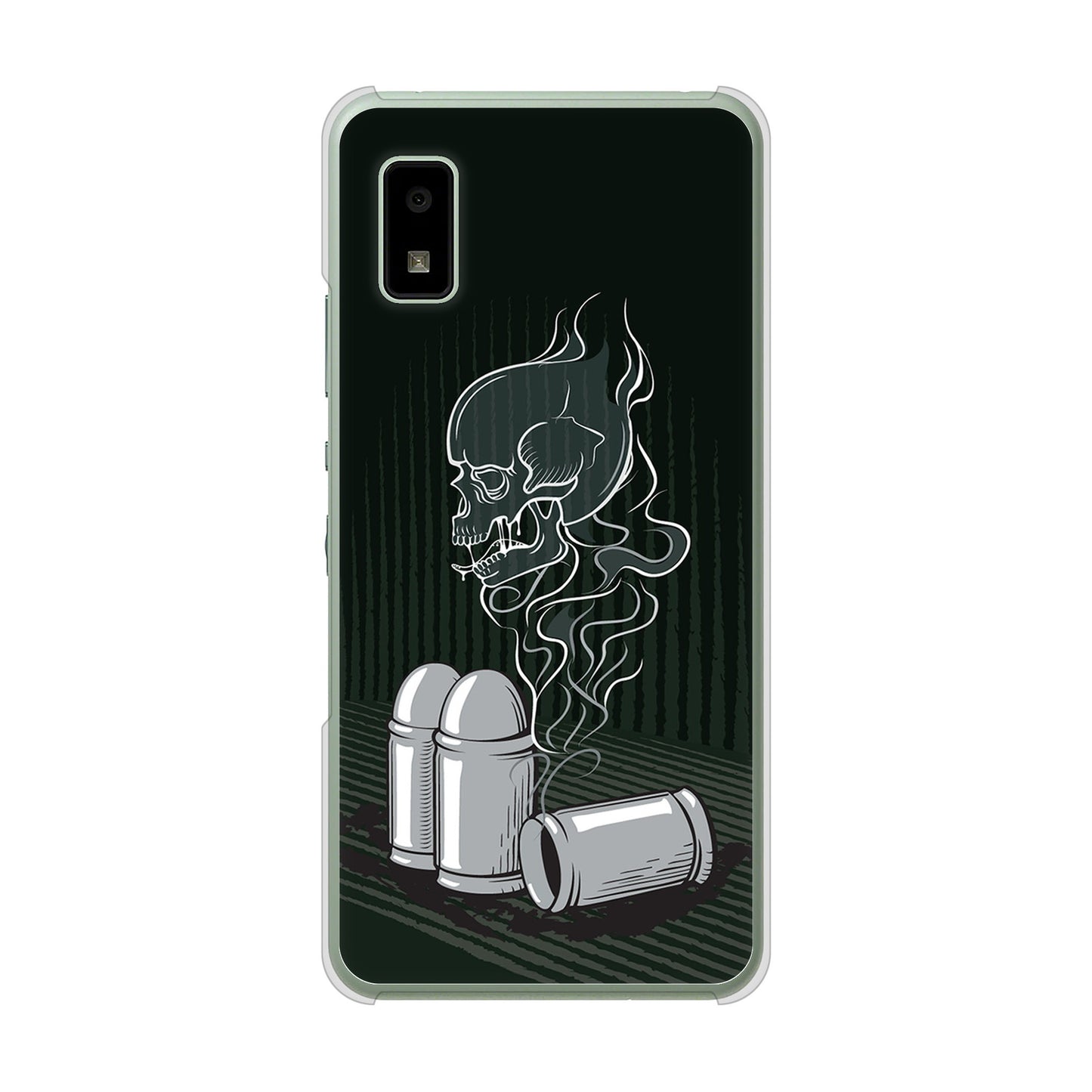 AQUOS wish3 A302SH Y!mobile 高画質仕上げ 背面印刷 ハードケース 【481 弾丸】