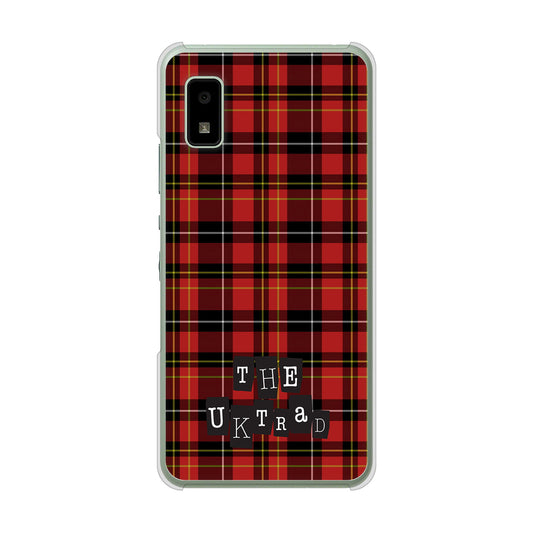 AQUOS wish3 A302SH Y!mobile 高画質仕上げ 背面印刷 ハードケース 【547 THEチェック】