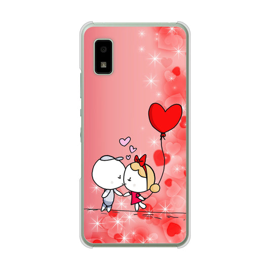 AQUOS wish3 A302SH Y!mobile 高画質仕上げ 背面印刷 ハードケースカップル