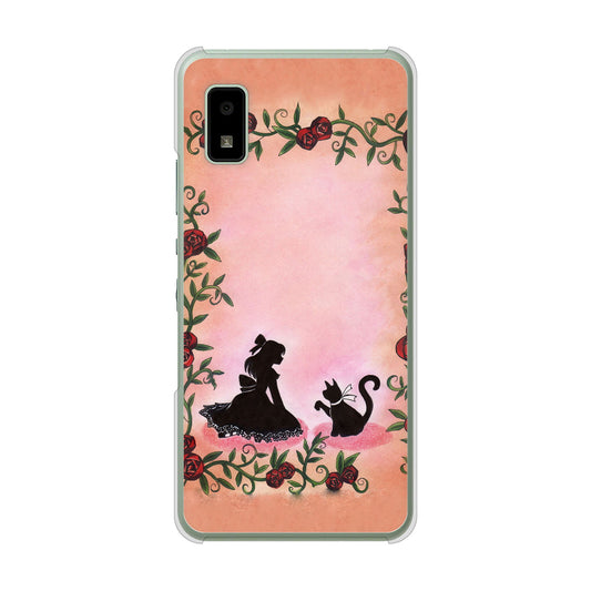 AQUOS wish3 A302SH Y!mobile 高画質仕上げ 背面印刷 ハードケースお姫様とネコ