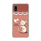 AQUOS wish3 A302SH Y!mobile 高画質仕上げ 背面印刷 ハードケース 【1102 ネコの投げキッス】