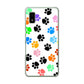 AQUOS wish3 A302SH Y!mobile 高画質仕上げ 背面印刷 ハードケース 【1108 あしあとカラフル】