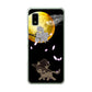 AQUOS wish3 A302SH Y!mobile 高画質仕上げ 背面印刷 ハードケース夜とネコ